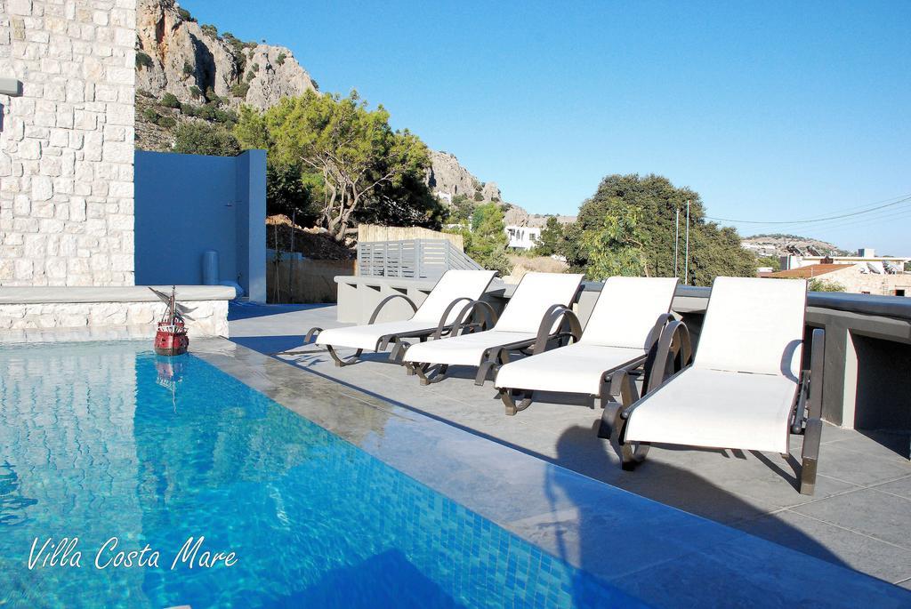 Villa Costamare - Enjoy Lazy Days On The Private Pool-Jacuzzi Pefki Habitación foto