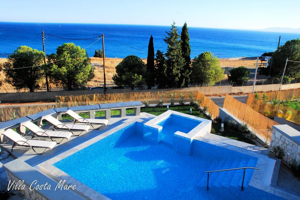 Villa Costamare - Enjoy Lazy Days On The Private Pool-Jacuzzi Pefki Habitación foto